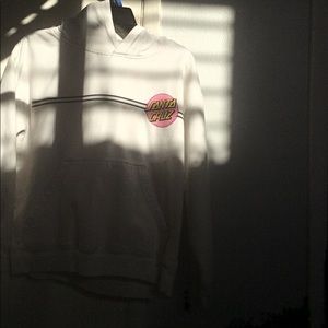 SANTA CRUZ other dot white hoodie